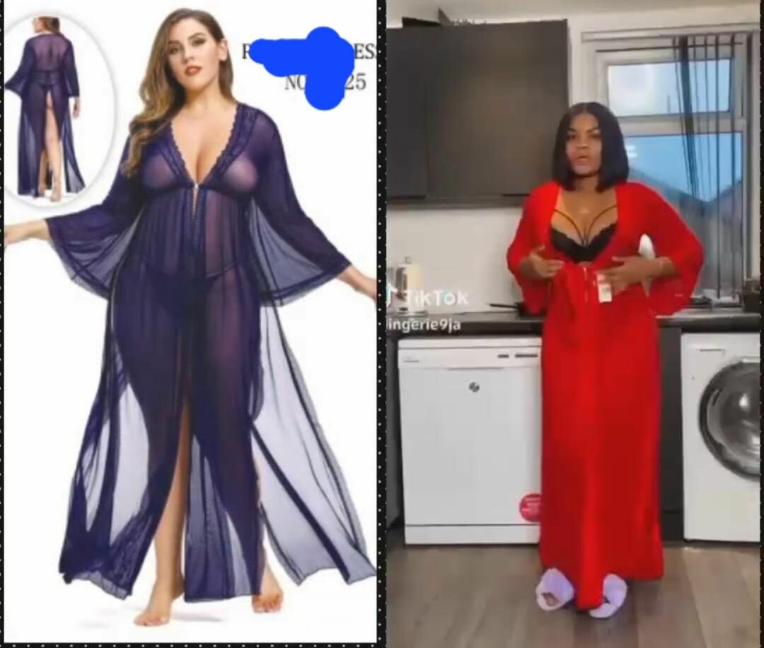 Robe en dentelle transparente sexy