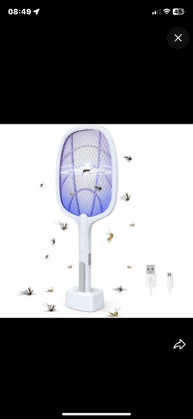 Raquette Électrique Anti-Moustiques