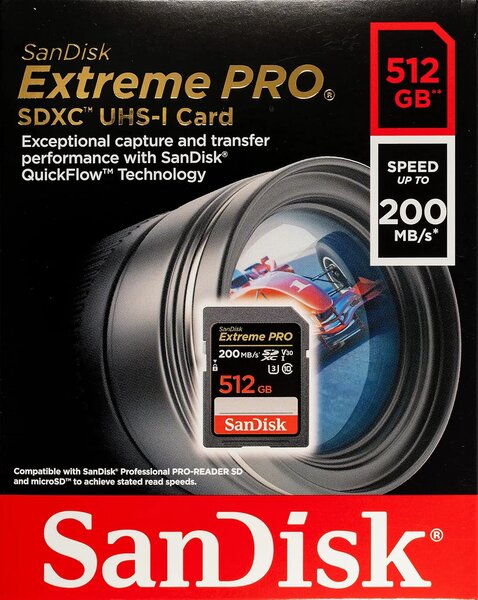 Carte SD SanDisk 512GB
