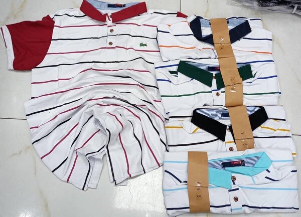 Lot de polos tendances pour hommes