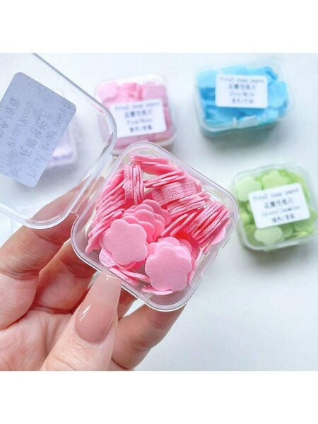 Papier savon pétale portable