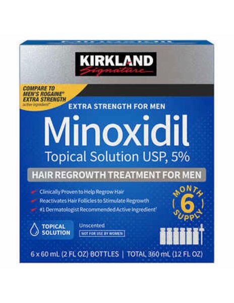 Kirkland minoxidil hair oil