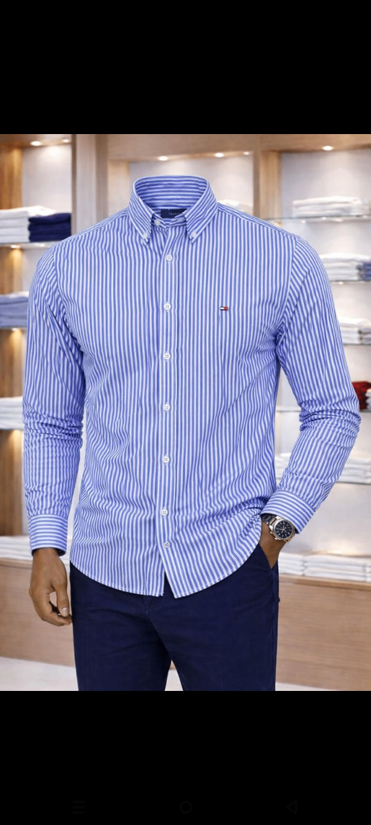 Chemise Homme Rayée Élégante