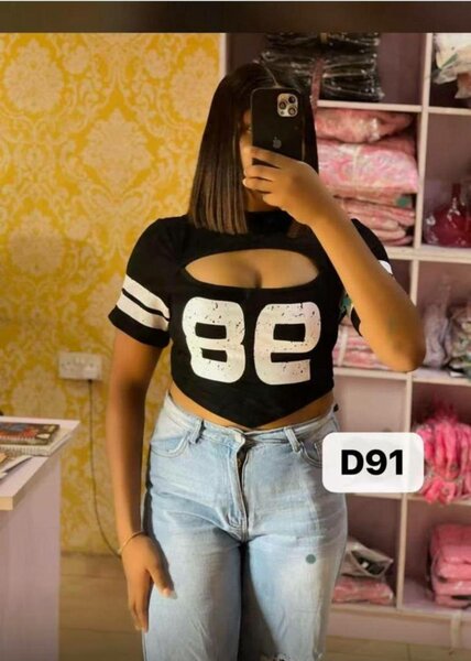 Top court imprimé pour femmes