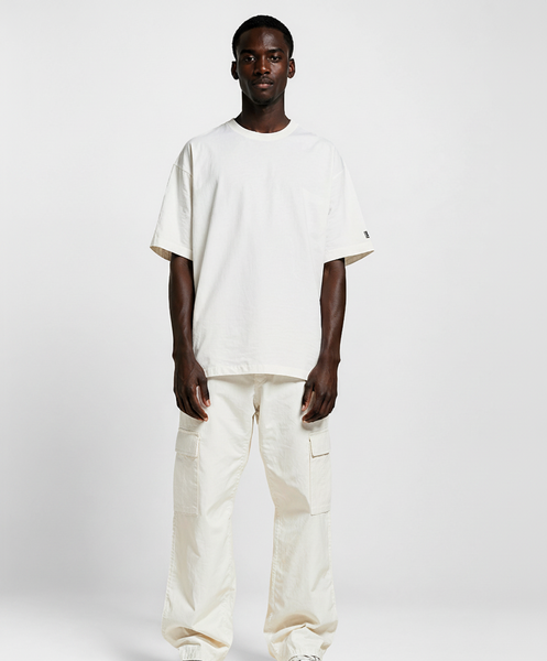 Pantalon cargo beige homme