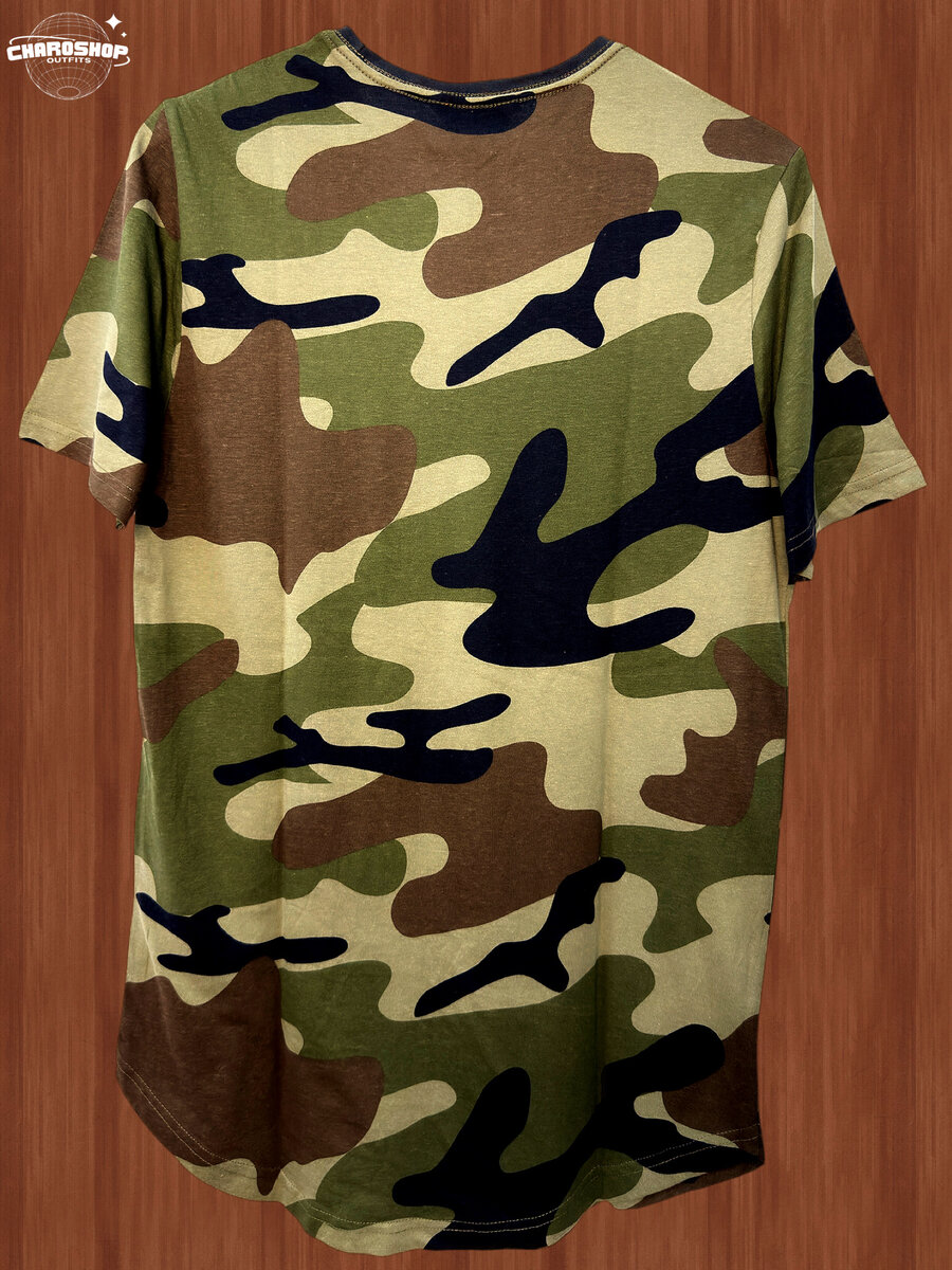 T-shirt treillis ample homme