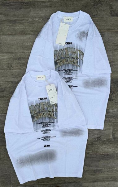 Lot de T-shirts graphiques tendance