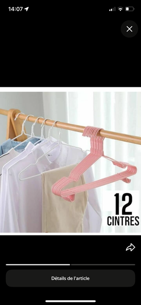 Cintres Antidérapants x12