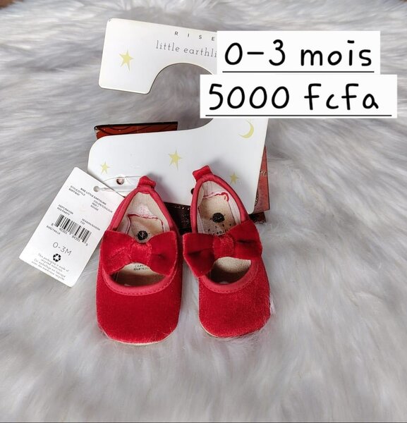 Chaussures Rouges Bébé 0-3 Mois