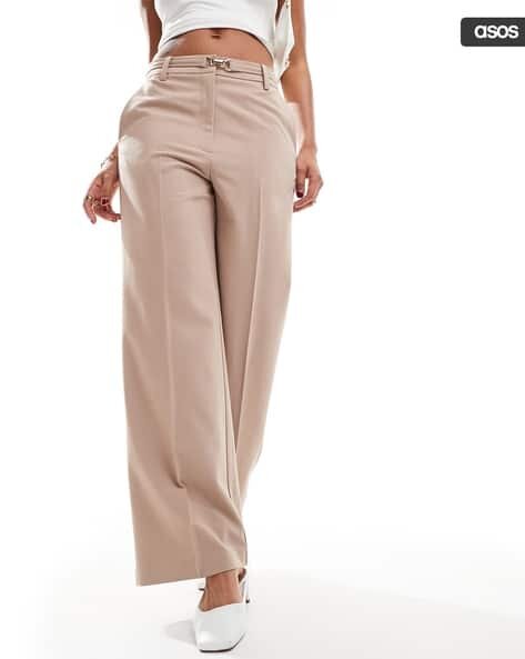 Pantalon large beige ASOS