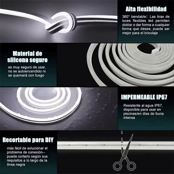 Bande LED RGB Néon imperméable