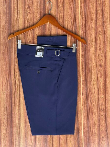 Pantalon de costume bleu marine