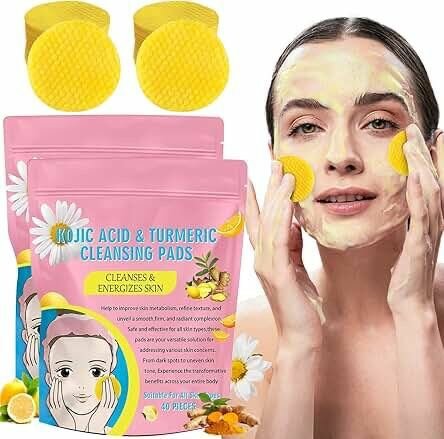 Pads nettoyants acide kojic & curcuma
