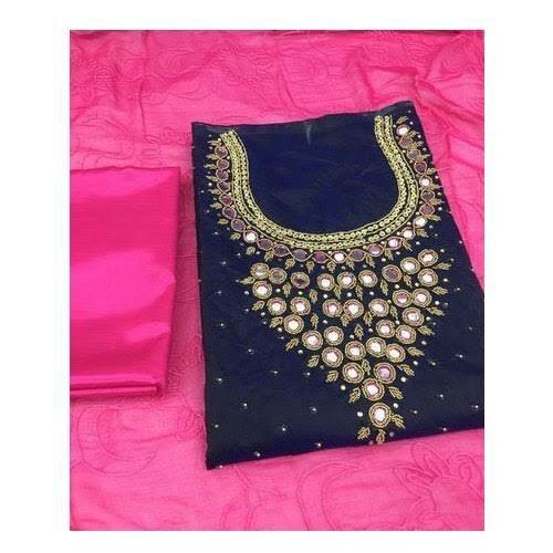 Cotton and also available in Chanderi,Khadi Cotton