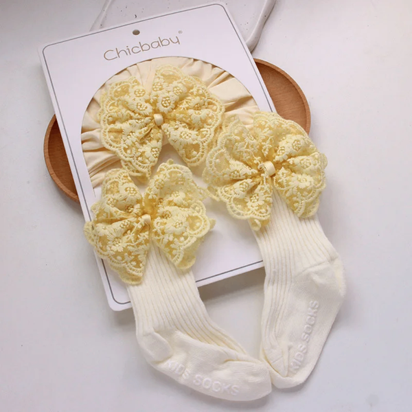 Chaussettes Bébé Filles Dentelle