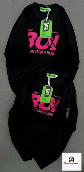 T-shirt noir tendance