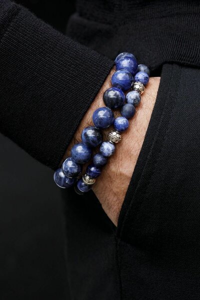Bracelet en perles sodalite