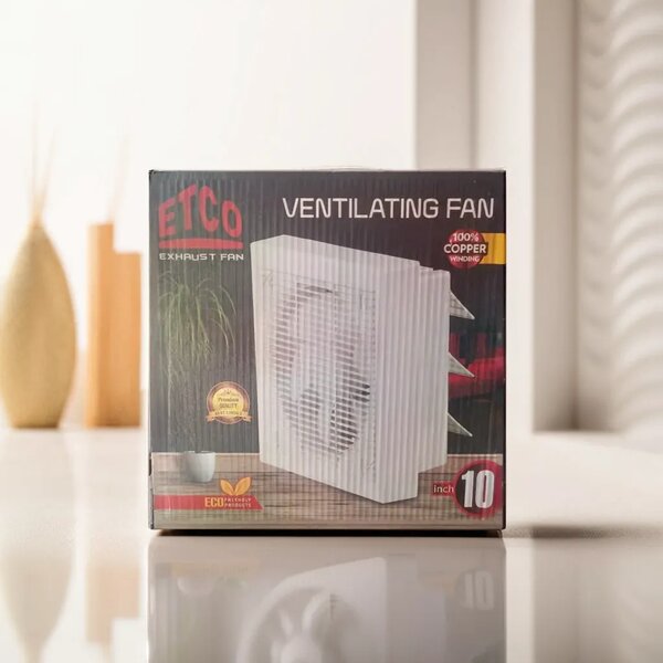 10" Exhaust Fan ETCO For Bedroom & Kitchen