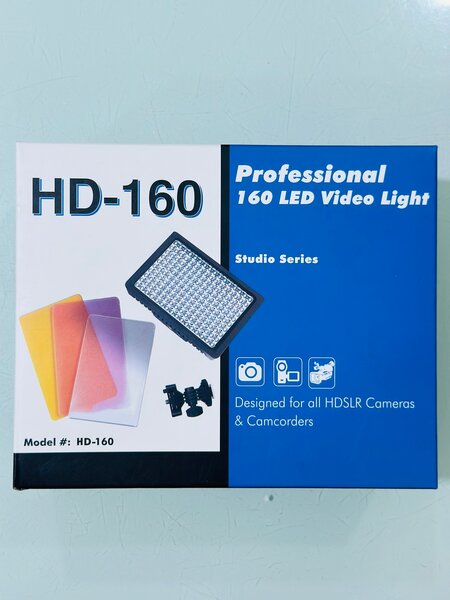 Lumière Vidéo LED Professionnelle HD-160