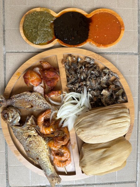 Assiette de dégustation africaine