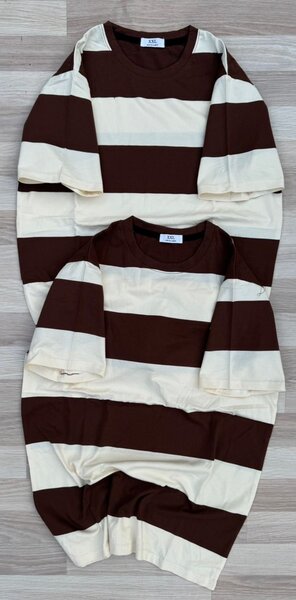 T-shirts rayés couple