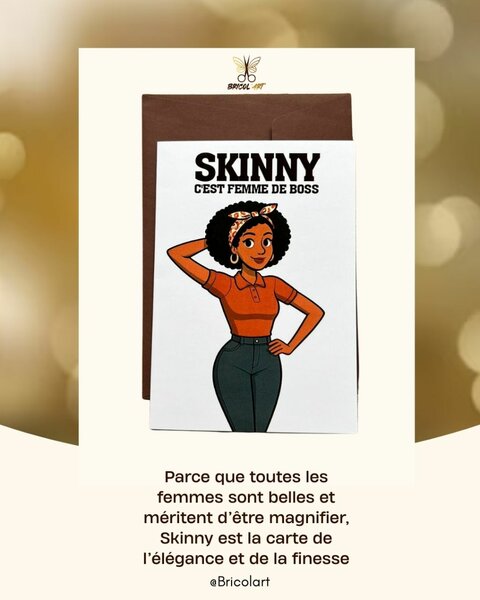 Carte "Skinny Femme de Boss"
