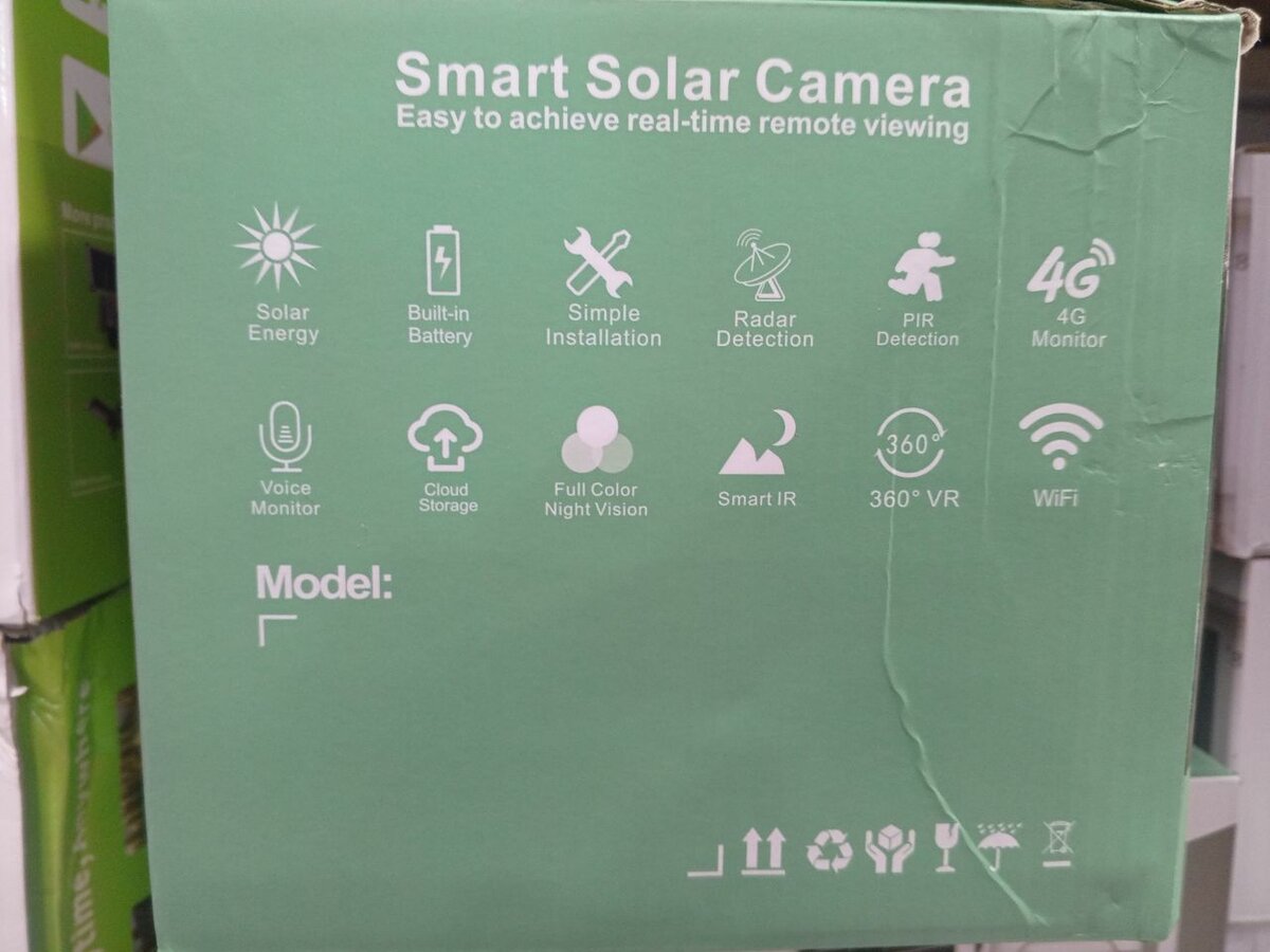 Caméra Solaire 4K UHD Extérieure