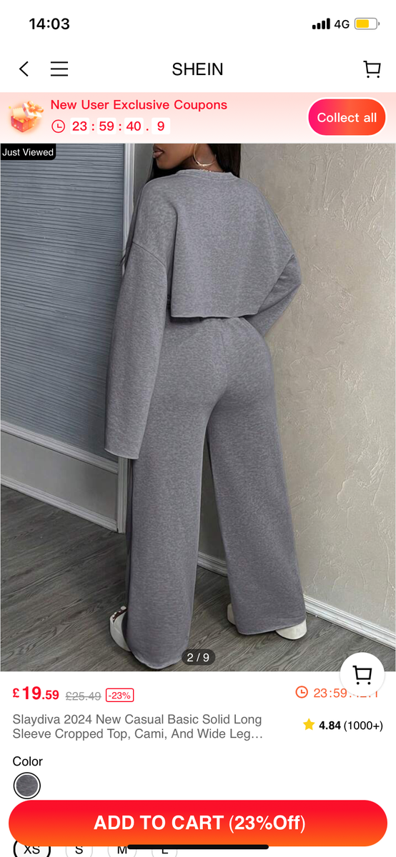 Casual Gray Lounge Set