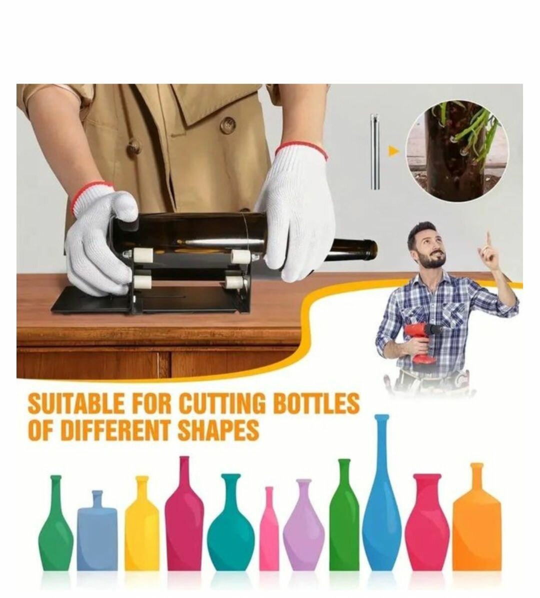 Coupeur de bouteilles réglable