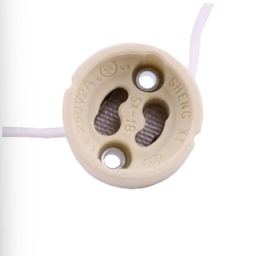 GU10 Base Socket Wire Connector Lamp Holder Ceramic GU 10 Sockets For GU10 LED Lights Bulb Lamp Spotlight