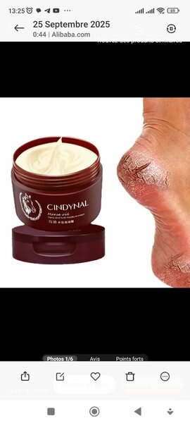 Crème Pied Réparatrice Intense