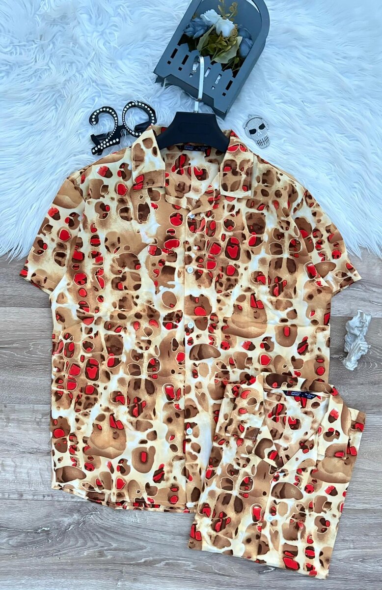 Chemise d'été imprimée colorée