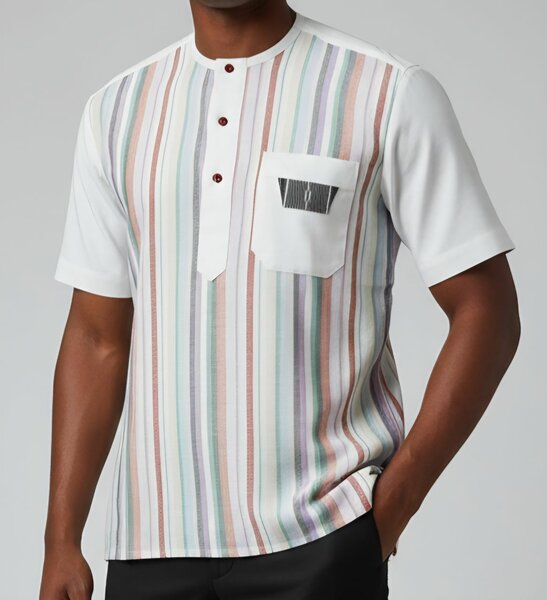 Chemise à rayures élégante