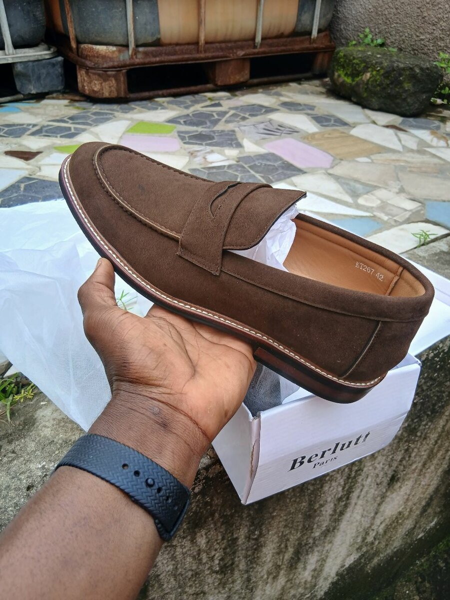 Mocassins en cuir Berluti