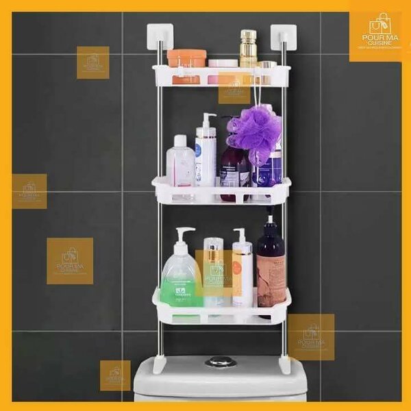 Étagère de salle de bain suspendue