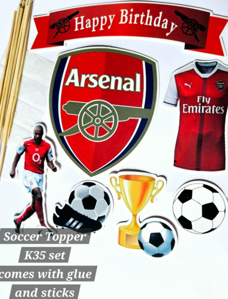 Soccer Topper for decorating cakes