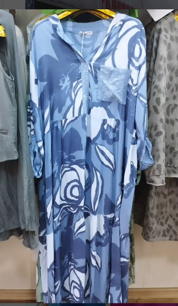 Платье, синий