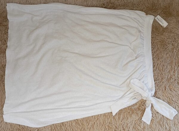 Paréo en serviette blanc