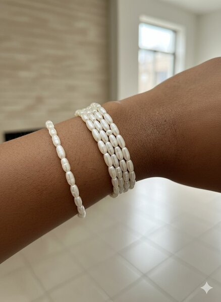 Collier perles classiques