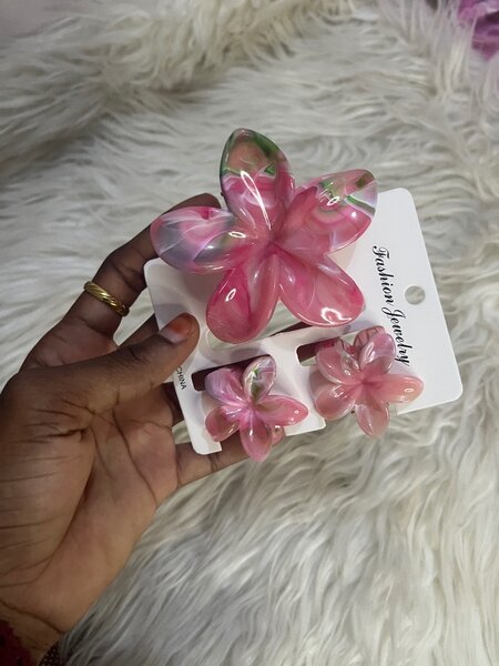 Ensemble d'épingle à cheveux fleur