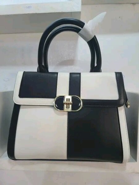 Sac à main femme noir et blanc