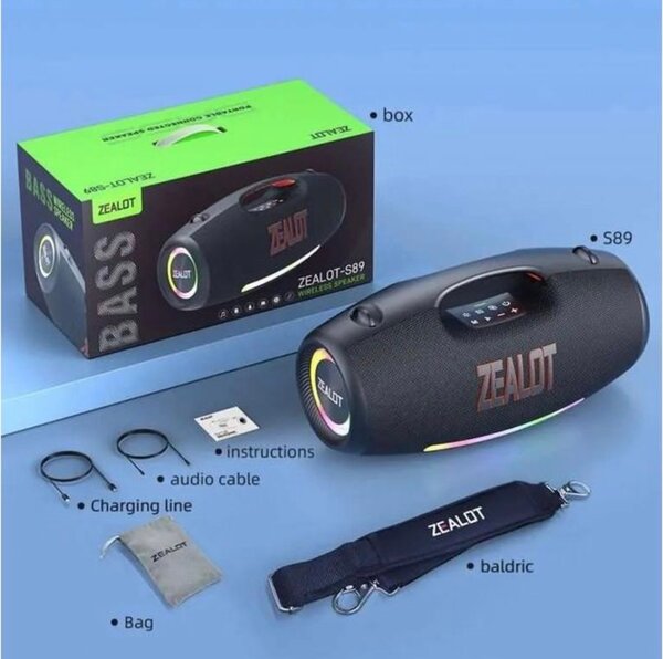 Haut-parleur Bluetooth ZEALOT S89