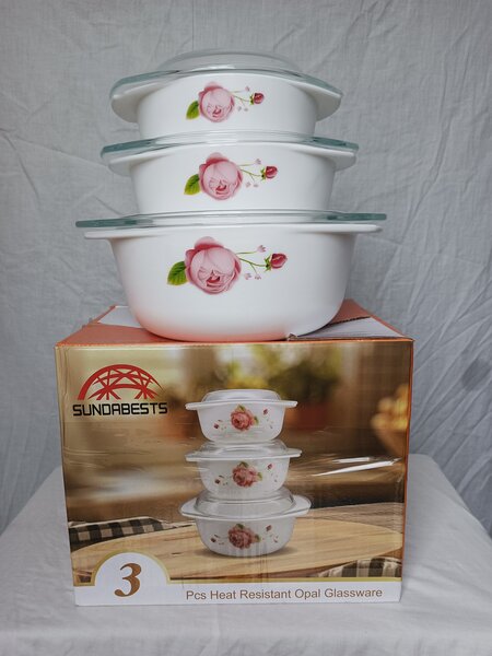 Set de bols en verre Sundabests