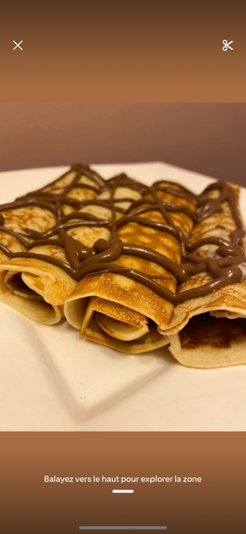 Crêpe au chocolat