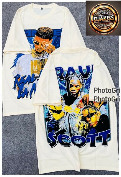 T-shirt unisexe imprimé tendance