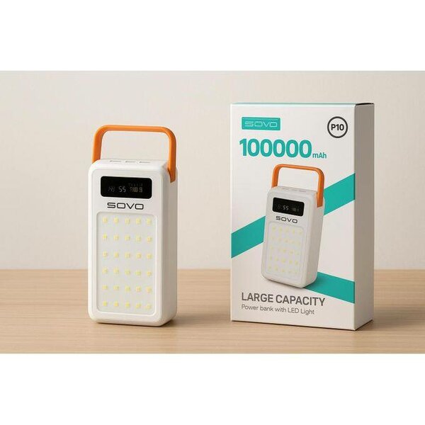 Power bank 100000mAh LED