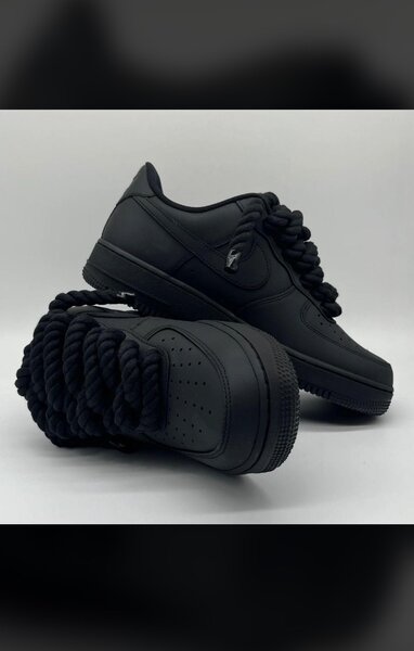 Air Force gros lacet Blanche et Noir