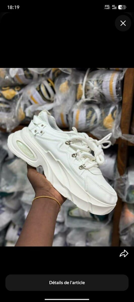 Baskets de sport tendance