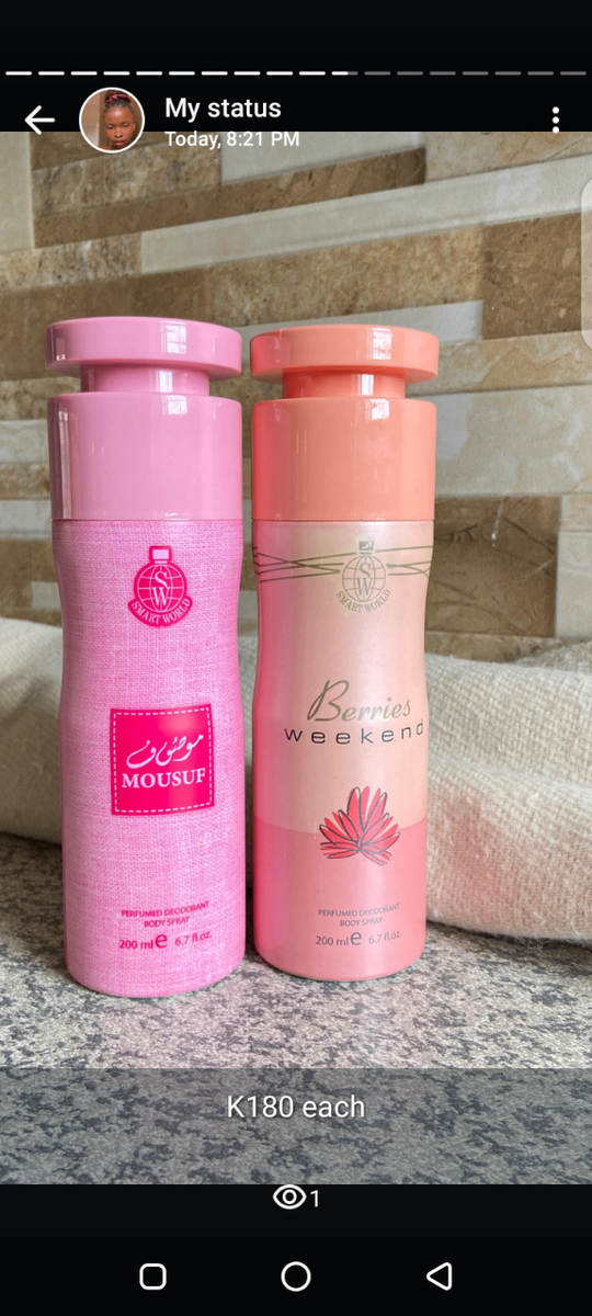 Arabian body deodorant
