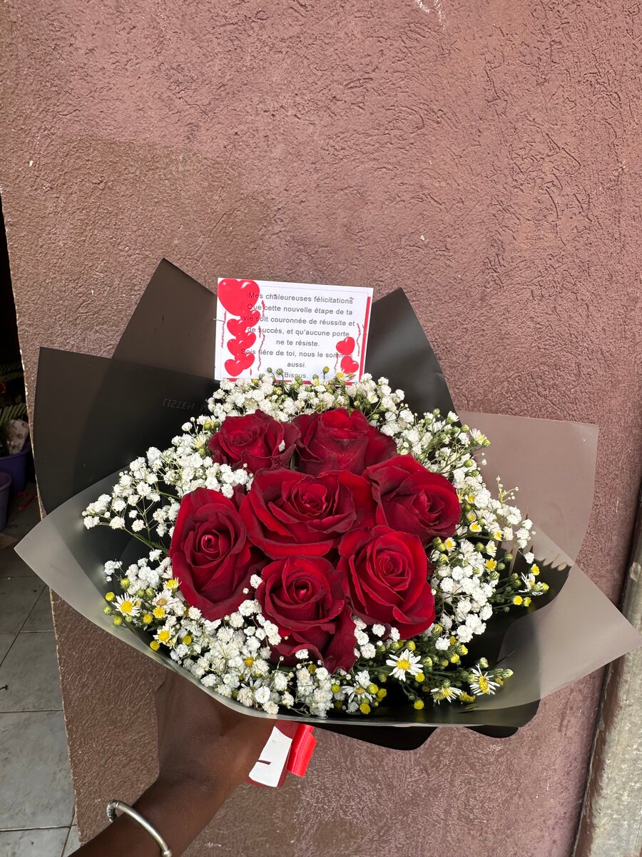 Bouquet de roses rouges